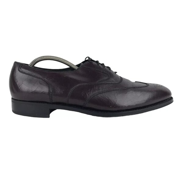 Florsheim Mens 30374 Brown Leather‎ Lace Up Wingtip Oxford Shoes Size US 13 D - Picture 1 of 10